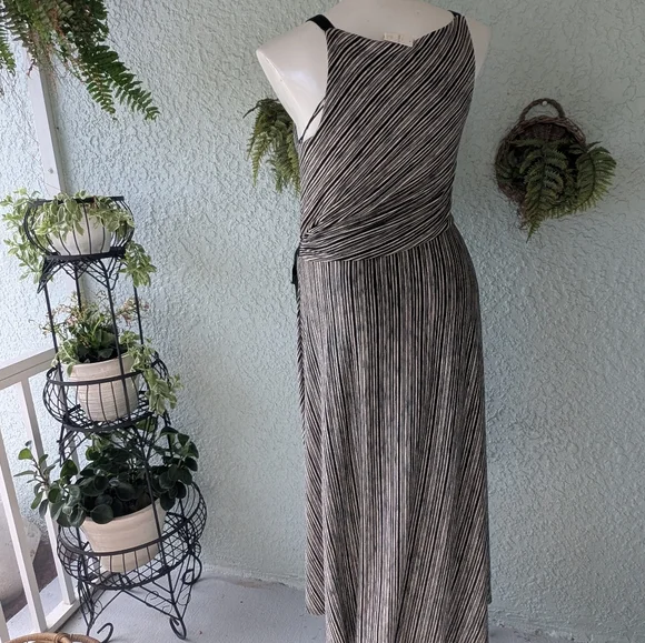 NWT sz L ANTHROPOLOGIE SALSOLA DRESS by Maeve, Cute & Comfy High Low Tie waist - Picture 7 of 10